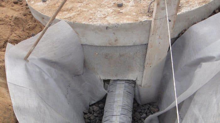 Установка дренажной системы на участке