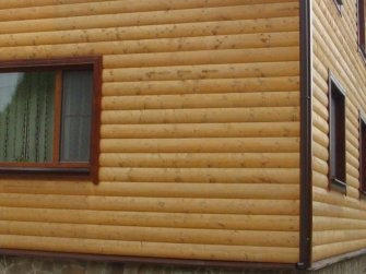 Обшивка каркасного дома блок хаусом